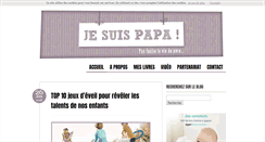 Desktop Screenshot of je-suis-papa.com